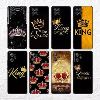 Мягкий чехол TPU для Realme 8 C21 9 Pro 8i 9i GT Neo 3 2 C3 7 6 C21Y C15 C11 C35 силиконовый чехол для телефона Crown Realme GT Neo 3