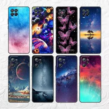 Мягкий чехол TPU для Realme 8 C21 9 Pro 8i 9i GT Neo 3 2 C3 7 6 C21Y C15 C11 C35 силиконовый чехол для телефона акварель Realme GT Neo 3