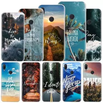 Мягкий чехол Travel Mountain Beach Proverb для Xiaomi Mi 11 Lite 11i 12X 11T 10T 9T Pro, чехол для телефона 12 10 9 8 5X 6X Ultra Корпус C Xiaomi Mi 11 Lite