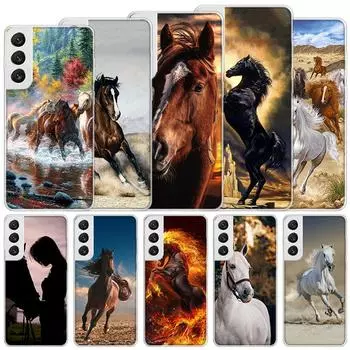 Мягкий чехол «Великая красота скачущей лошади» для Samsung Galaxy S22 S21 Ultra S20 FE S10 Plus, чехол для телефона S9 S8 + S10E S7 Edge S6 Fund Samsung S21