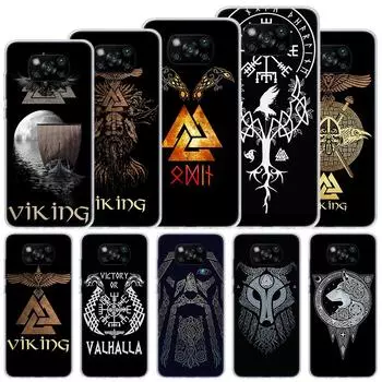 Мягкий чехол Viking Vegvisir Odin Nordic для Xiaomi Poco X3 NFC X4 M4 Pro M3 M2, чехол для телефона F3 F2 F1 Mi Note 10 Lite A3 A2 A1 Funda Xiaomi Poco X3