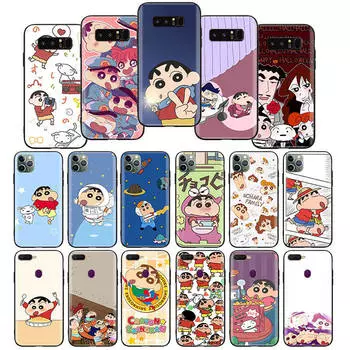 Мягкий чехол W-11 Crayon Shin chan для Samsung A04s A05s A10s A11 A12 A14 A15 A22 A23 A32 A50S M31 M51 M52 M53 A25 A30S A51 A52 A55 A70 A71 A72 S10 S9