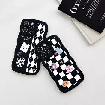 Мягкий чехол в форме волны для Redmi Note 11 Pro Note 12 Samsung S23 Ultra Realme 11 C55 C53 IPhone Vivo Y35 Tecno Spark 10C, чехол из ТПУ Infinix HOT 30 play