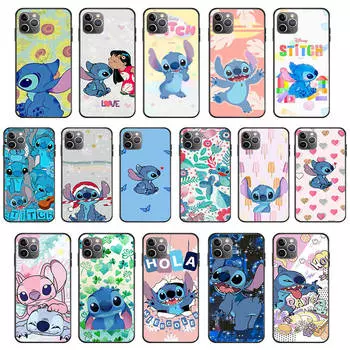 Мягкий черный чехол KK-1 Angel Stitch для Samsung S22 S23 S21 S24 FE Ultra iPhone XR 14 15 11 12 13 6 7 8 X XS Pro Max S8 Plus