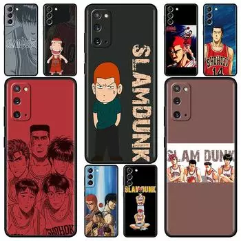 Мягкий черный чехол с рисунком аниме SLAM DUNK для Samsung Galaxy S21 Ultra S20 FE S10 Plus S10e S9 S8 S7 M51 M31, силиконовый чехол для телефона Samsung S7 Edge