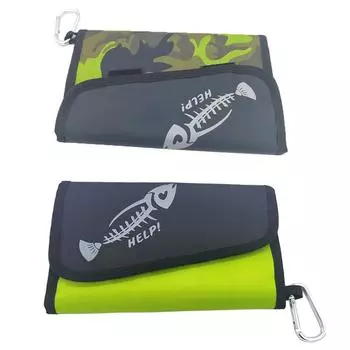 Мягкий держатель для приманок с 6 шт. ПВХ-сумка для хранения рыболовных приманок для червей и джигов Camouflage