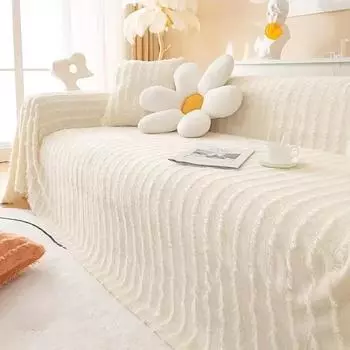 Мягкий диван-одеяло для гостиной, нескользящий твердый толстый диванный коврик, простой стиль, плюшевое диванное полотенце, домашний декор для дивана 180x130