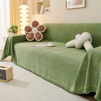 Мягкий диван-полотенце в скандинавском стиле, чехол для ленивого дивана, большие одеяла для кемпинга, пикника, отдыха, отдыха, пляжное полотенце, дорожный ковер, коврик для дивана 180x130