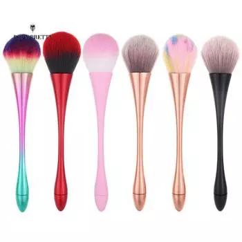 Мягкий дизайн ногтей, украшения для ногтей, кисть для пыли, тональный крем, румяна, рассыпчатая пудра, консилер, инструмент для макияжа 1Pcs_2