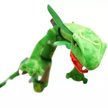 Мягкий дракончик Rayquaza, совместимый с домашними животными, 75 см, поставляется с бумажным пакетом на 5 шт. [Ограниченное количество]