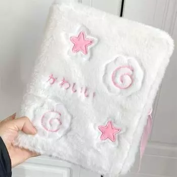 Мягкий фотоальбом 3-дюймовый держатель для хранения фотокарт Kpop 6-луночный переплет Мини-карта Знаменитость