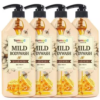 Мягкий гель для душа Exploration, 900 г, 4 шт.