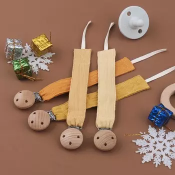 Мягкий хлопковый держатель для пустышки, зажим для пустышки, прорезыватель для зубов, зажим для пустышки, держатель для соски, цепочка для детской пустышки 13