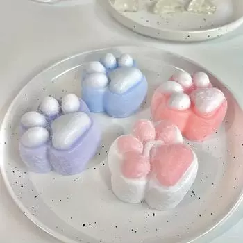 Мягкий и милый пушистый антистрессовый плед «Кошачья лапка» — отличный вариант для офиса, подарков на праздники и милых коллекционных предметов! 1pcs розовый