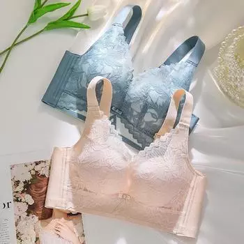 Мягкий и приятный для кожи бюстгальтер с изменяемой температурой, собранный без стальных колец, чашка B, микро-средний и плотный, сексуальный, регулируемый по размеру кружевом 75B чёрный