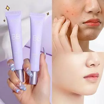 Мягкий и шелковистый тональный крем, консилер BB-крем, водостойкий и устойчивый к поту, осветляет тон кожи, увлажняет и изолирует Ivory White