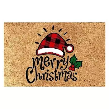 Мягкий и удобный коврик для двери с рождественским гномом для праздничного прикосновения к рождественскому украшению