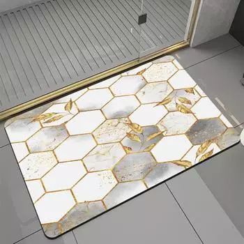 Мягкий и впитывающий современный коврик для ванны с диатомовой грязью 40x60 cm