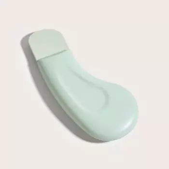 Мягкий инструмент для удаления черных и белых угрей - эргономичный ручной экстрактор акне, очищающий нос и лицо, скраб для красоты кожи, удаление акне зелёный