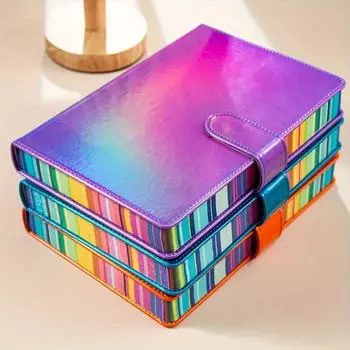 Мягкий искусственный кожаный A5 PU журнал для записей встреч упрощенный офисный блокнот для ручных книг студент чёрный