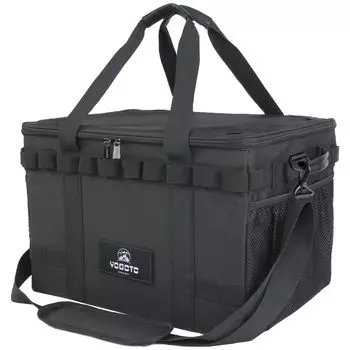 Мягкий контейнер для хранения вещей YOGOTO для кемпинга, ящик для инструментов, 36 л, 60 л, багажник, большая вместимость, для хранения вещей в автомобиле для индивидуального использования, водонепроницаемое дно с