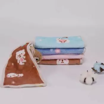 Мягкий коврик для сна для хомяка, коврик для мочи, одеяло для щенка, котенка, плюшевый коврик для морской свинки, коврик для маленьких животных для кролика, хомяка S 15x24cm