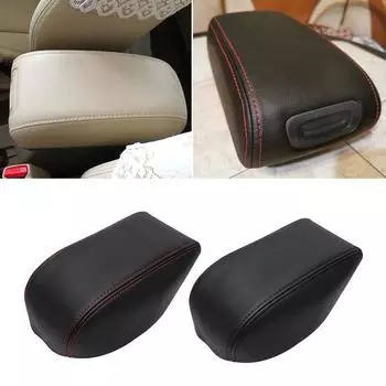 Мягкий кожаный чехол на центральный подлокотник для Hyundai Tucson 2006-2013, внутренний центральный подлокотник для салона автомобиля, поверхностный чехол