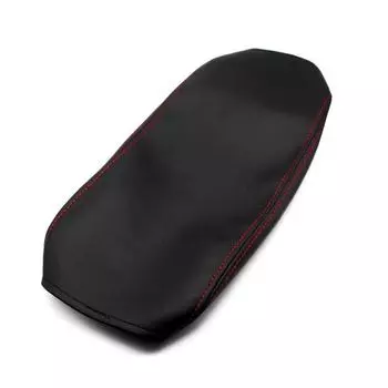 Мягкий кожаный чехол на подлокотник для Honda Civic 9-го поколения седана 2012 2013 2014 2015 автомобильный центральный подлокотник коробка поверхностная крышка отделка чёрный