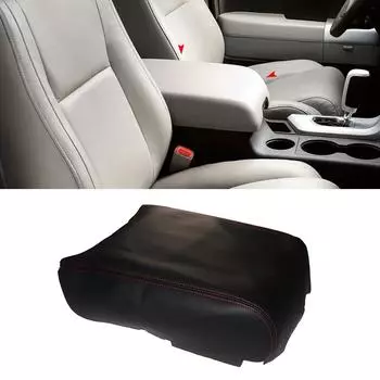 Мягкий кожаный чехол на подлокотник для Toyota Tundra 2007 2008 2009 2010 2011 2012 2013, автомобильный центральный подлокотник, кожный чехол