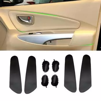 Мягкий кожаный чехол на подлокотник двери для Hyundai Tucson 2006 2007 2008 2009 2010 2011 2012 2013 Крышка подлокотника двери автомобиля