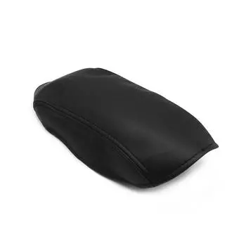Мягкий кожаный чехол на подлокотник из микрофибры для VW Passat 2010 2011 2012 2013 2014 2015, чехол на подлокотник с центральным управлением автомобиля чёрный