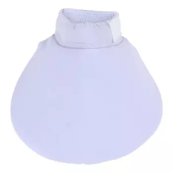 Мягкий, легкий, регулируемый нагрудник для домашних животных, застежка-липучка, предотвращает облизывание и укусы, полотенце от кошачьей слюны M светло-синий