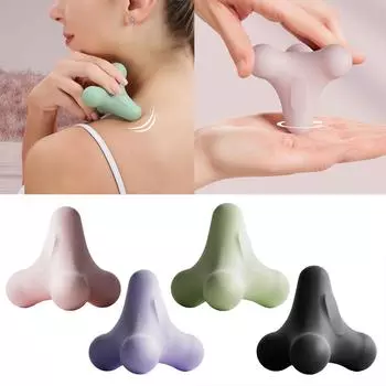 Мягкий массажер для ног TPE, мяч для снятия усталости, массажер для спины, тела, плеч, инструмент для офисных работников и спортсменов розовый