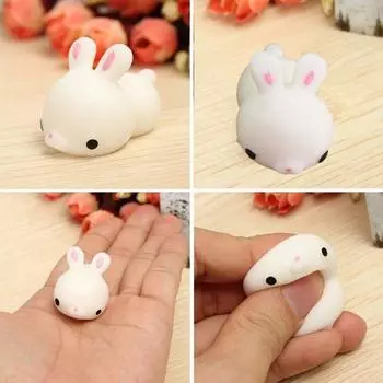 Мягкий милый кролик, мягкая лечебная игрушка для снятия стресса, детская игрушка для взрослых?Подарок