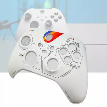 Мягкий на ощупь передний корпус корпуса сменная лицевая панель для контроллера серии Xbox запасная часть