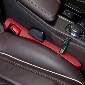 Мягкий наполнитель для автомобильного сиденья, универсальные кожаные аксессуары для интерьера, стоп-сиденье Gap чёрный