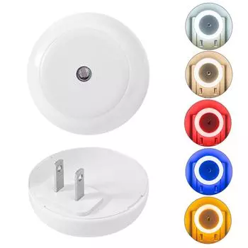 Мягкий ночник, подключаемые ночники с автоматическим датчиком освещенности, ночник мощностью 0,5 Вт для детей, небольшой детский светильник для прихожей, спальни, гостиной, ванной комнаты One Size