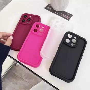 Мягкий однотонный чехол для iPhone 15 Pro 14 Plus 13 12 11 15 Pro Max, универсальный защитный противоударный силиконовый чехол iPhone 15 зелёный