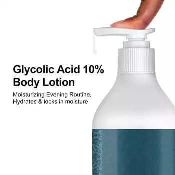 Мягкий отшелушивающий флакончик с гликолевой кислотой, осветляющий лосьон для тела One Size