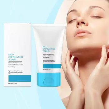 Мягкий отшелушивающий скраб для лица Мягкий увлажняющий скраб для лица Нежная и гладкая кожа 1 мл One Size