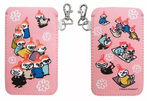 Мягкий пенал Moomin Little My and Brothers розовый