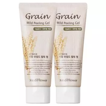 Мягкий пилинг-гель Mediflower Grain, 2 шт., 100 мл