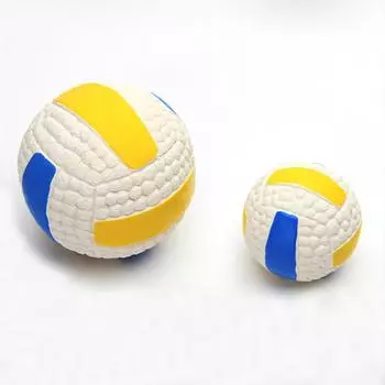 Мягкий пищащий мячик для собак, игрушка для маленьких и больших собак, интерактивные устойчивые к укусам игрушки для щенков, регби, футбола, волейбола, зоотоваров