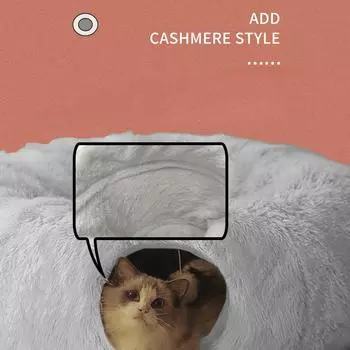 Мягкий питомец, туннель для кошек, интерактивная игрушка, лежанка для кошек, гнездо, двойное назначение, хорьки, туннели для кроликов, игрушки для дома, игрушка для дрессировки котят