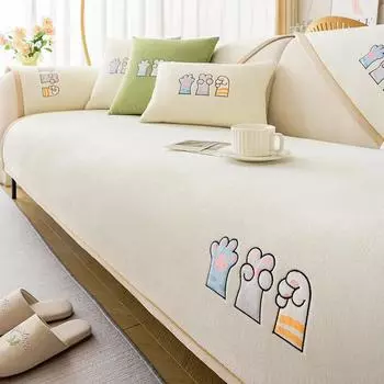 Мягкий плюшевый чехол для дивана в гостиной, нескользящий, универсальный, для диванов, полотенце для спинки дивана, коврик для секционного дивана, защитная мебель 1pc 30x50 pillowcase