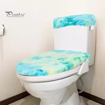Мягкий плюшевый чехол для унитаза, набор с эластичными краями радужного цвета, легко подгоняемый чехол для унитаза, декор для ванной комнаты белый/розовый