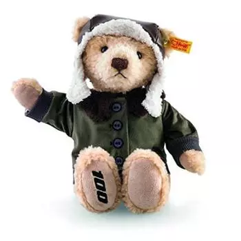 Мягкий плюшевый мишка Steiff Boeing, 100-летие Уильяма, 28 см, Steiff WILLIAM BEAR E. [элемент]