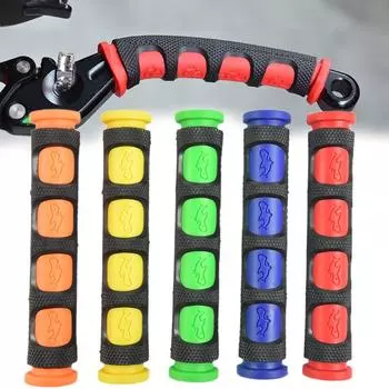 Мягкий противоскользящий прочный силиконовый чехол для тормозной ручки мотоцикла велосипеда защитный чехол защитные аксессуары для руля жёлтый