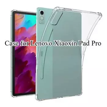 Мягкий прозрачный чехол для Lenovo Xiaoxin Pad Pro 12,7 дюйма, противоударный чехол из ТПУ с подушкой безопасности, силиконовый чехол Funda для Xiaoxin Tab P12 2023 XiaoXin pad pro 12.7 чистый