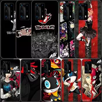 Мягкий прозрачный чехол для телефона Persona 5 Anime для Huawei P30 Lite P10 P20 P40 P50 Pro Mate 40 Pro 30 20 10 Lite, силиконовый чехол Huawei P10 Lite